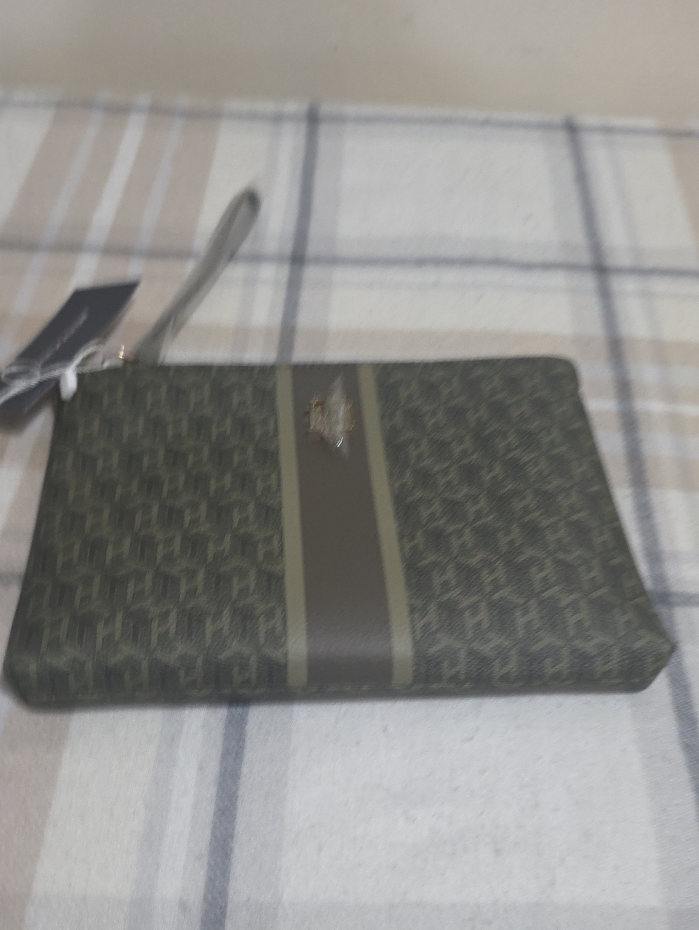 Men's Olive Green Wristlet Wallet